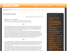 Tablet Screenshot of moviestormblog.com